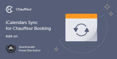 icalendars add on chauffeur taxi booking system