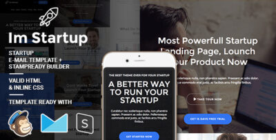 im startup responsive email stampready builder
