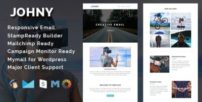 johny multipurpose responsive email template