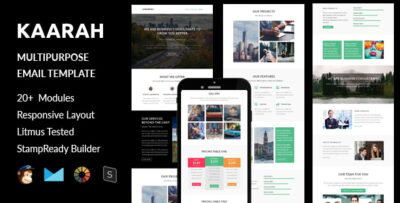 kaarah multipurpose responsive email template stampready builder