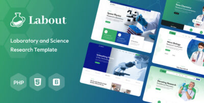 labout – laboratory research php template