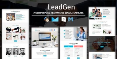 leadgen multipurpose responsive email template with stampready builder access