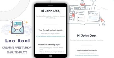 leo kool responsive prestashop email template
