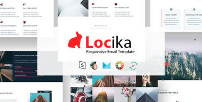 locika responsive email template