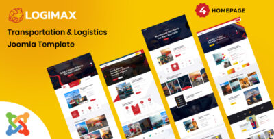 logimax transportation logistics joomla template