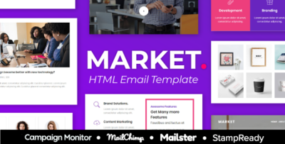 market multipurpose responsive email template for agency stampready mailster mailchim