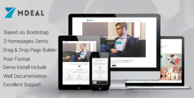 mdeal responsive business drupal 7.6 theme