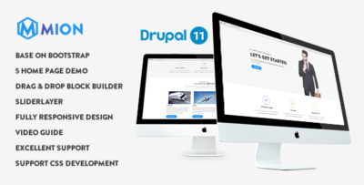 mion responsive business service drupal 11 theme