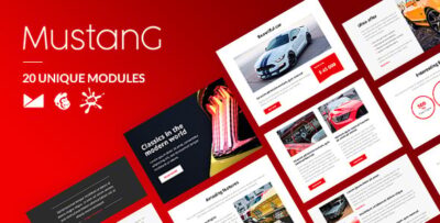 mustang email template online builder