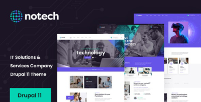 notech it solutions services drupal 11 theme