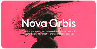 nova orbis creative agency portfolio html template
