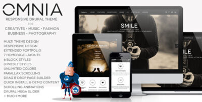 omnia multi purpose agency drupal theme