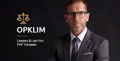 opklim lawyer and law firm php template