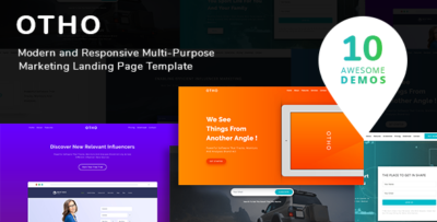 otho landing page set