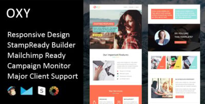 oxy multipurpose responsive email template stampready builder