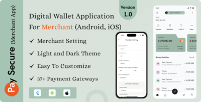 pay secure digital wallet application for merchant android ios