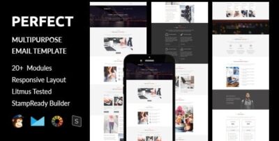 perfect multipurpose responsive email template online stampready builder access
