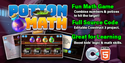 potion math – html5 game construct 3