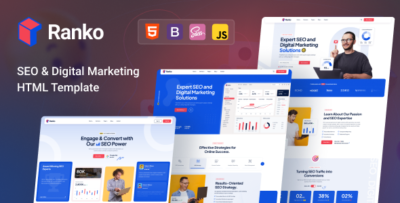 ranko seo digital marketing html5 template