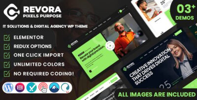 revora it solutions digital agency wordpress theme