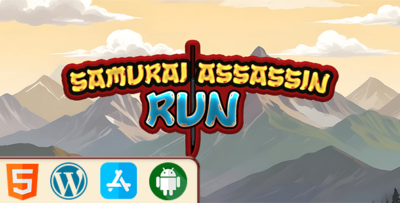 samurai assassin run game html5 construct3 game