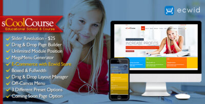 scoolcourse multipurpose educational template