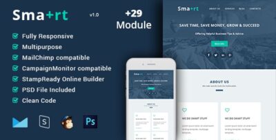 smart multipurpose responsive email template builder
