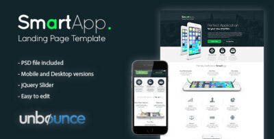 smartapp unbounce landing page template