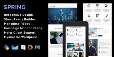 spring multipurpose responsive email template