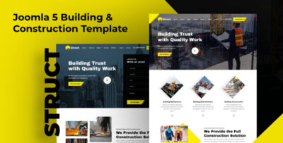 struct joomla 5 building construction template