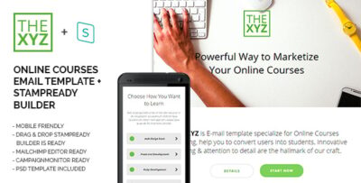 thexyz online courses purposes email template