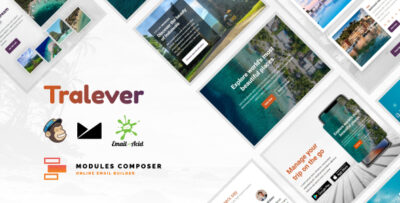 tralever book travel responsive email