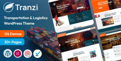tranzi transportation logistics wordpress theme