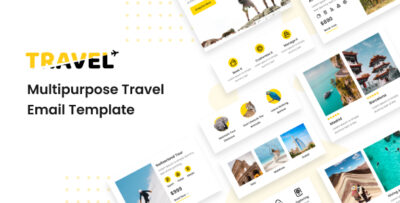 travel responsive email template