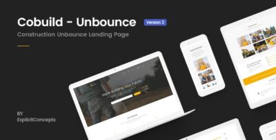 unbounce construction landing page template cobuild