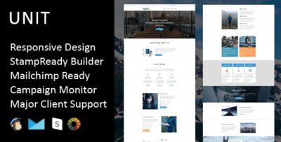 unit multipurpose responsive email template stampready builder