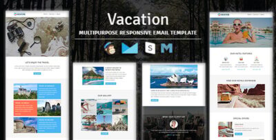 vacation multipurpose responsive email template