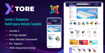 xtore joomla 5 responsive multipurpose website template