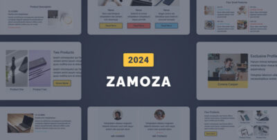 zamoza responsive email template 2024